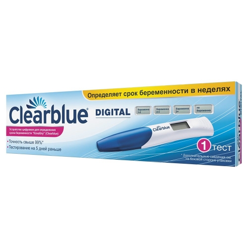 Тест на беременность Clearblue  Клиаблу Изи №2