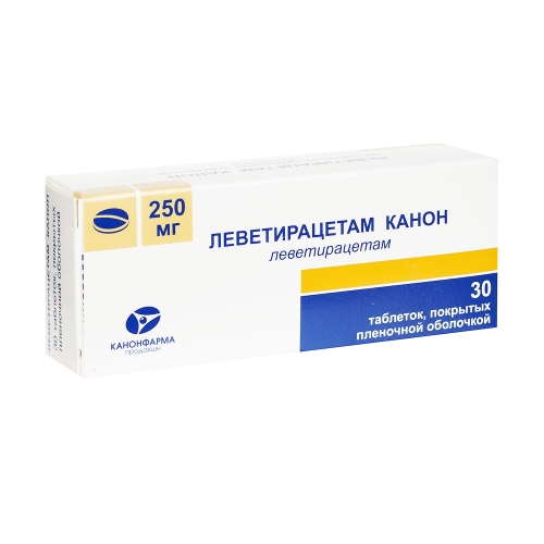 Леветирацетам-Канон таб по 250мг №30