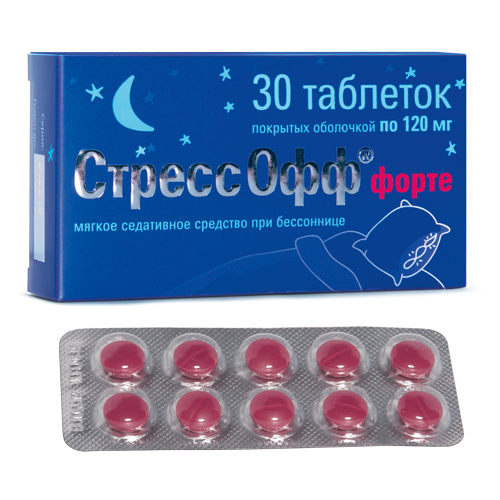 Стрессофф Форте таб по 120мг №30