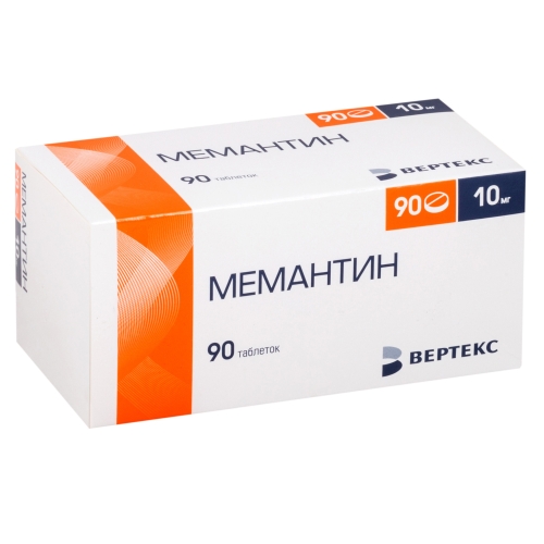 Мемантин Вертекс таблетки 10мг №90
