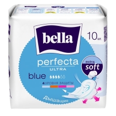 Белла Перфекта Ультра Прокладки гигиен. 10шт голубой Bella Perfecta