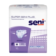 Сени Супер Плюс Подгузники для взрослых р.M №10 Медиум Seni Super Plus