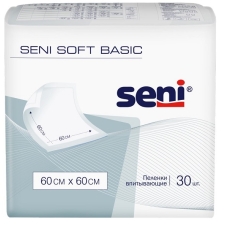 Сени Софт Бэйсик Пеленки впитыв. 60х60см №30 Seni Soft Basic 