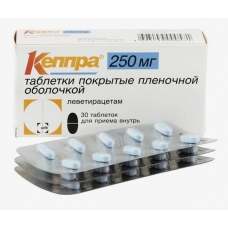 Кеппра таблетки 250мг №30