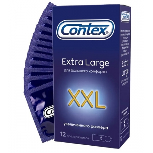 Контекс Contex Экстра Ладж Презервативы №12 увеличенного размера