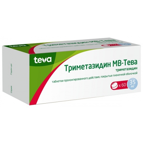 Триметазидин-МВ-Тева таблетки 35мг №60