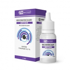 Моксифлоксацин-Оптик капли глазн 0,5% 5мл